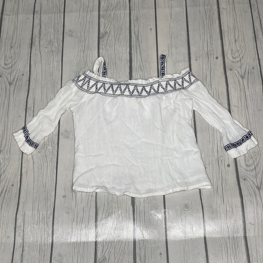 Abercrombie kids linen style top